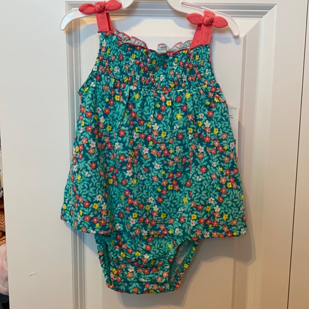 NWT Baby girl romper dress 12 months